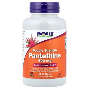 Pantethine, 600mg (60 softgels) - NOW Foods