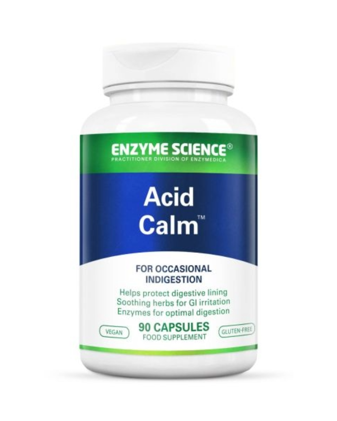 Acid Calm (90 Capsules) – Enzyme Science - YourHealthBasket