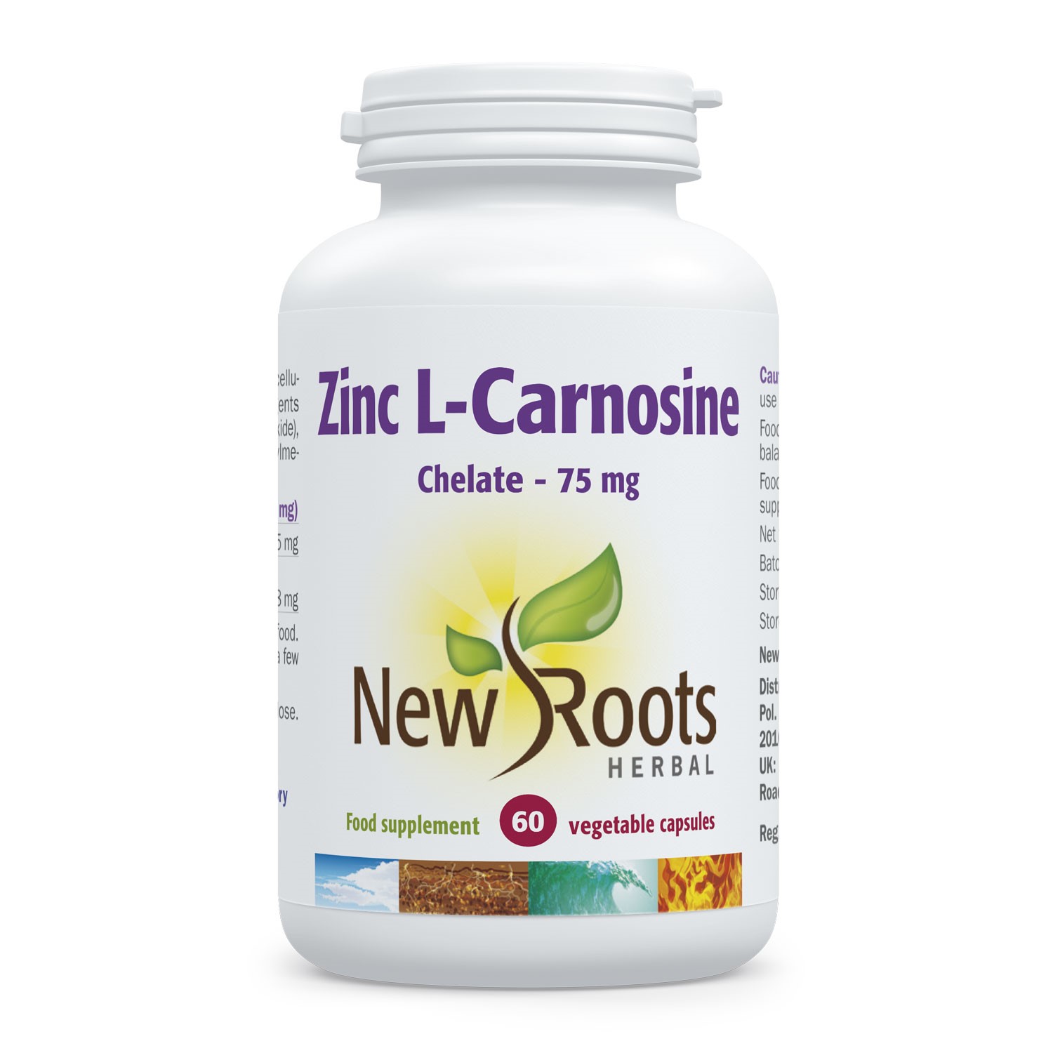Zinc L-Carnosine (60 capsules) - New Roots Herbal
