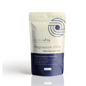 Magnesium 100%, 90 Capsules - Altruvita