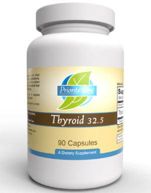 Thyroid 32.5mg, 90 caps - Priority One Vitamins