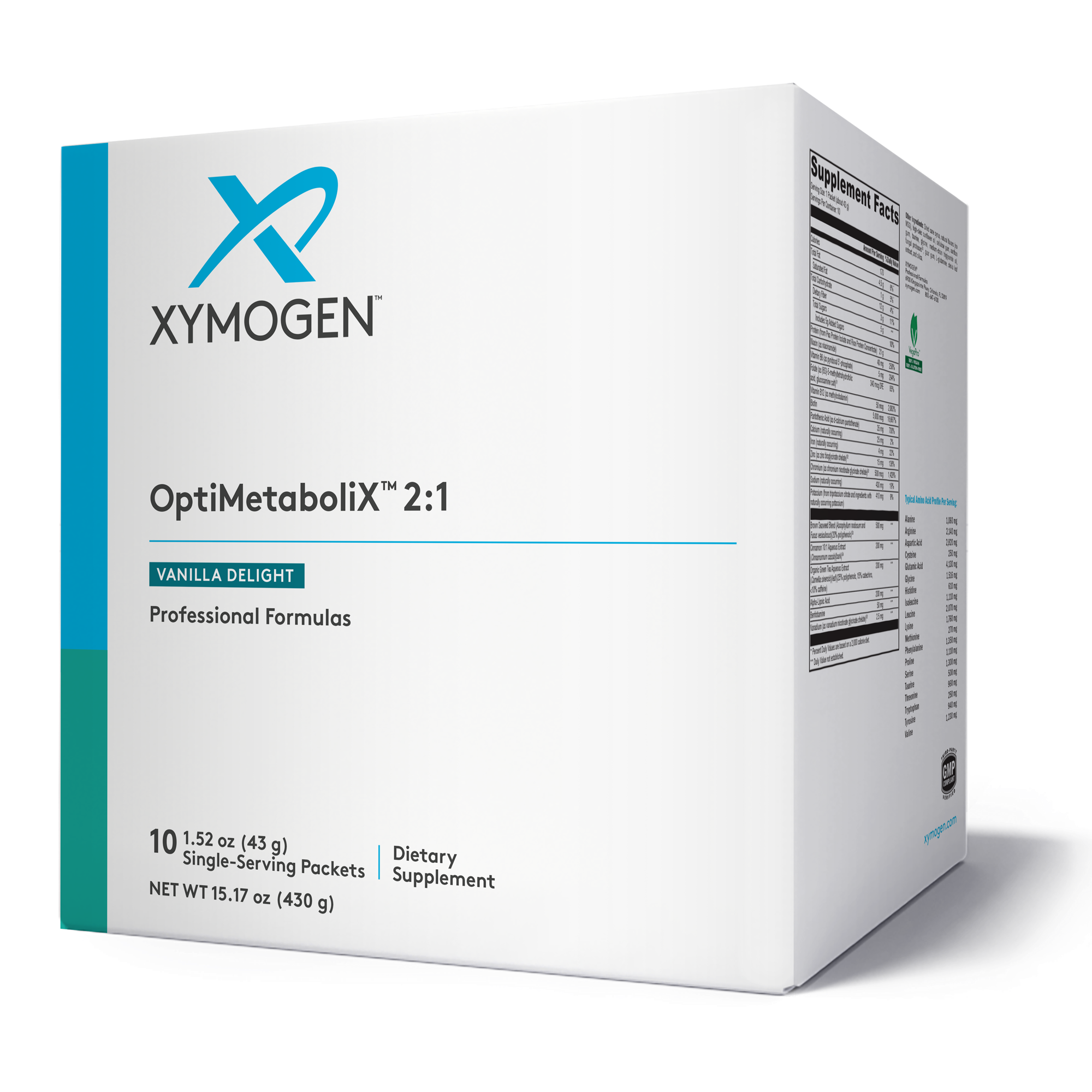 OptiMetaboliX™ 2:1 Vanilla Delight (10 Servings) - Xymogen